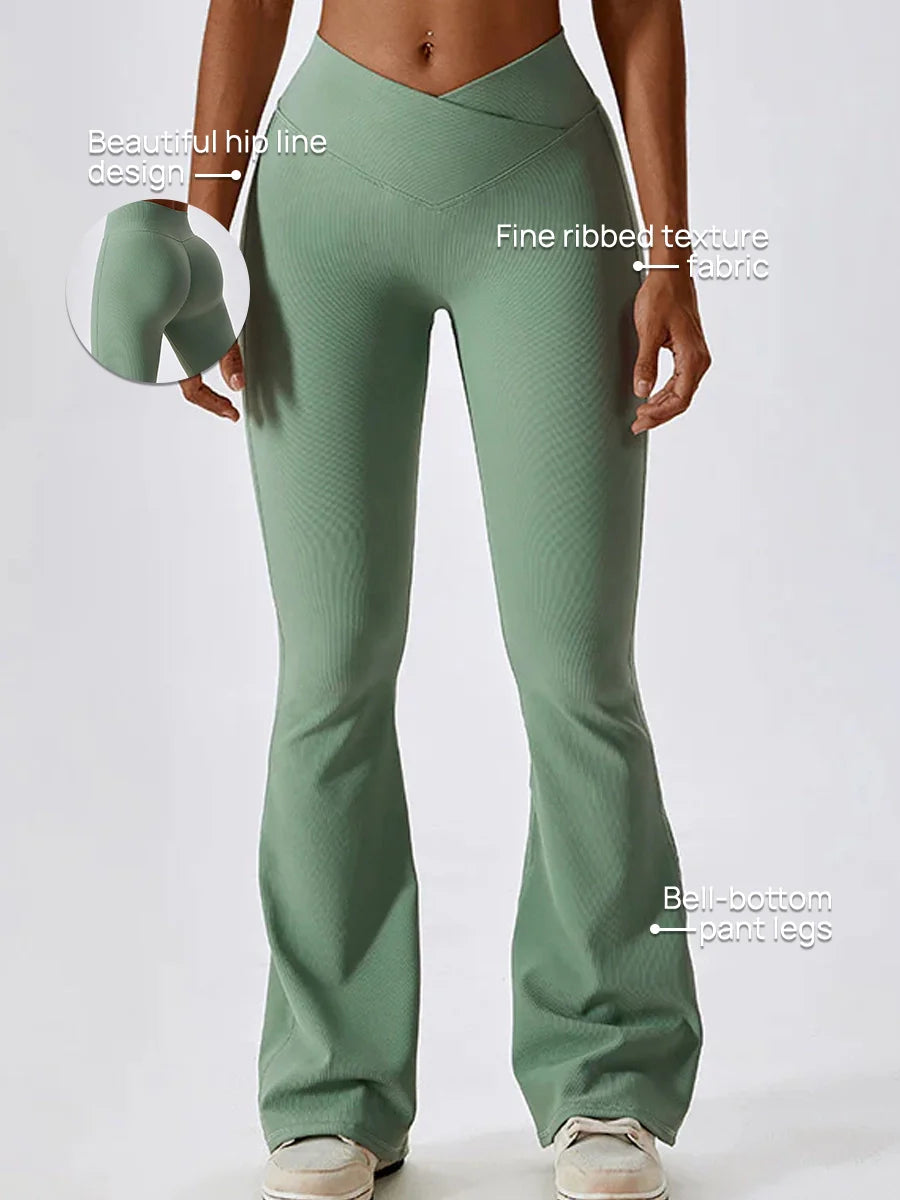High Waist Criss Cross Leggings
